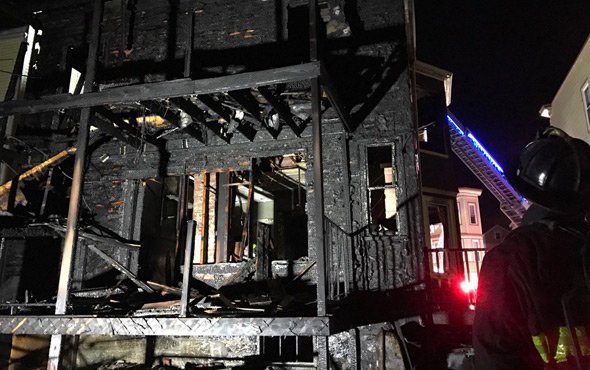 Read of 36 Hall St. in Jamaica Plain after fire