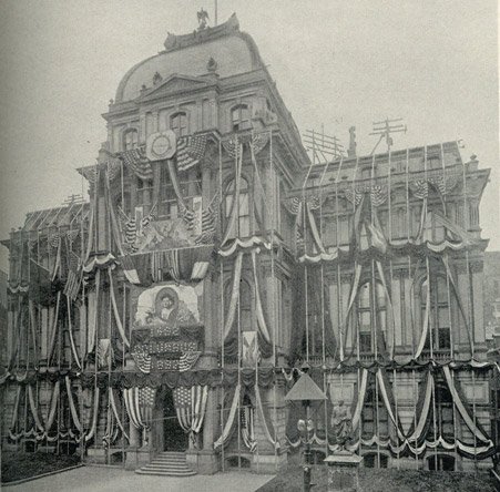 Columbus Day at Boston City Hall in 1892