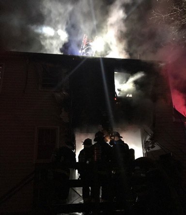 Fire at 115 Gordon Ave. in Hyde Park