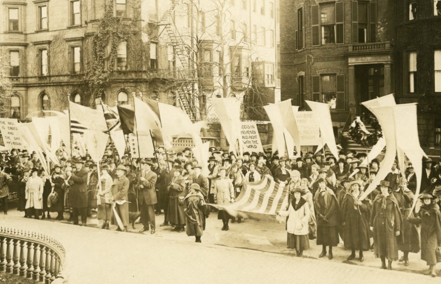 Back Bay Armistice celebrations