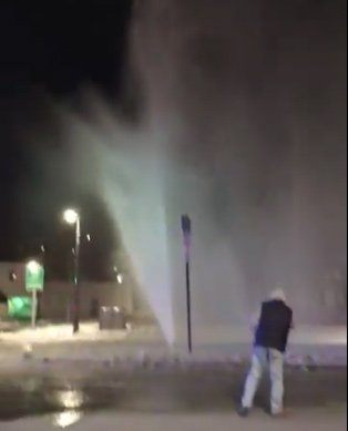 Geyser on Huntington Avenue