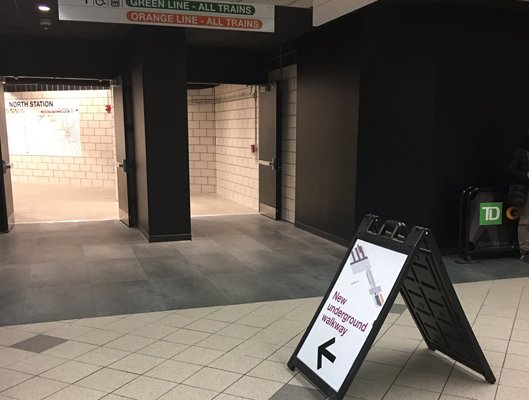 North Station tunnel