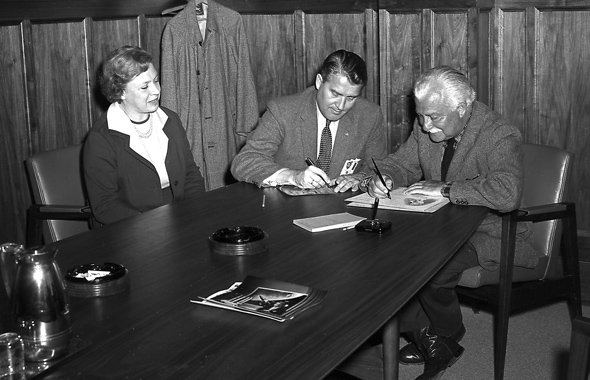 Von Braun, Arthur Fiedler and Ellen Fiedler