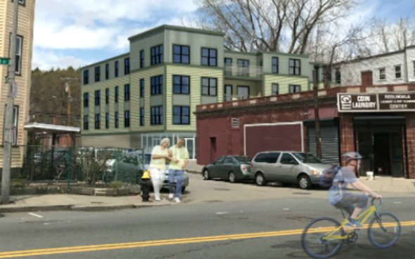 Proposed building on Lochdale Road