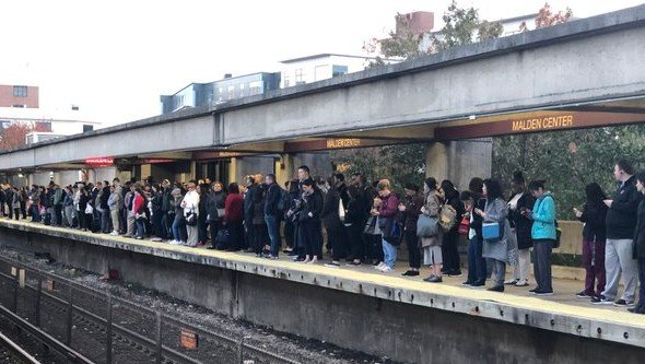 Waiting for a train that isn't coming.