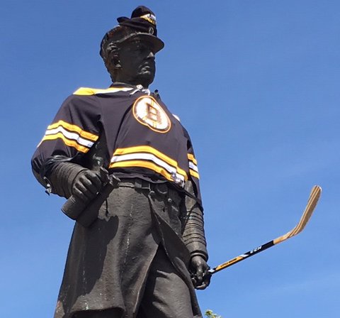 David Farragut in Bruins gear