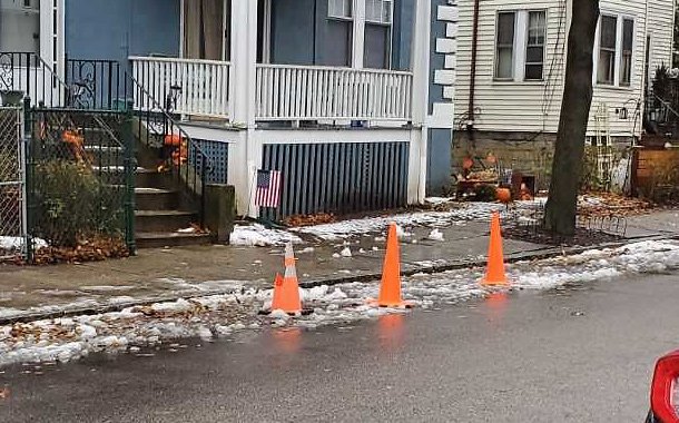 Cones on Wachusett Street