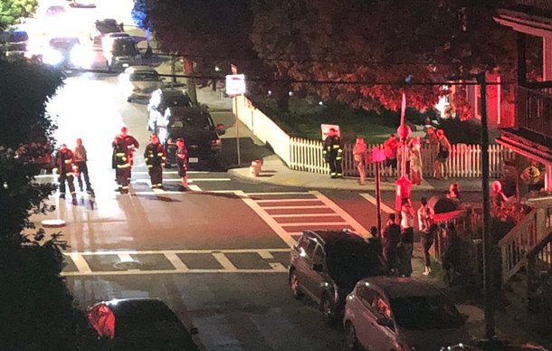 Part of Dorchester in the dark after manhole explodes