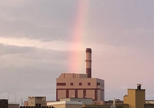 Rainbow over South Boston