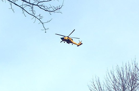 US Coast Guard helicopter