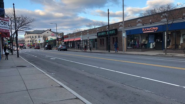 Centre Street in Jamaica Plain