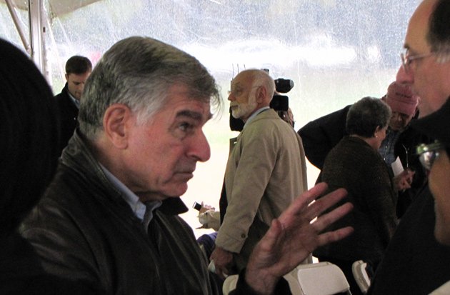 Dukakis makes a point