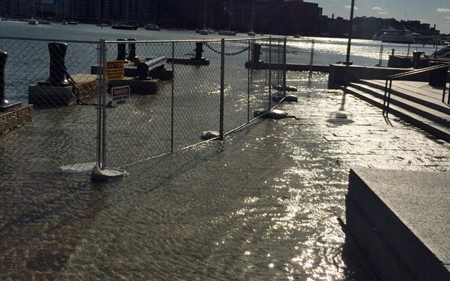 King Tide at Long Wharf