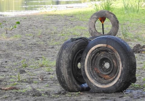 Raised tires