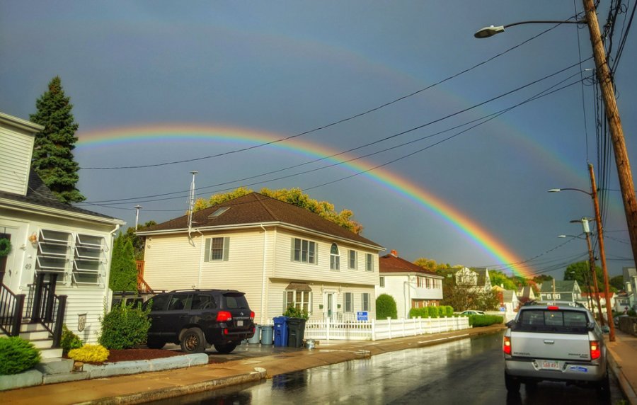 Rainbow over Readville