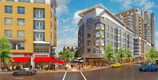 Proposed Washington Village development near Andrew Square