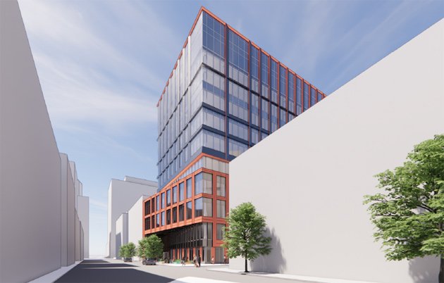 Rendering of proposed 109 Brookline Ave.