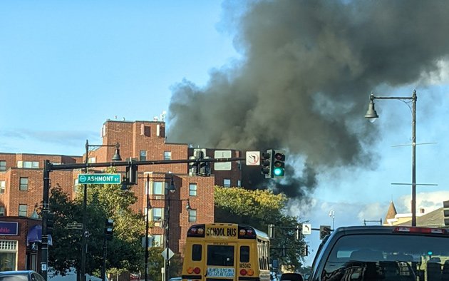 Fire at 1875 Dorchester Ave.