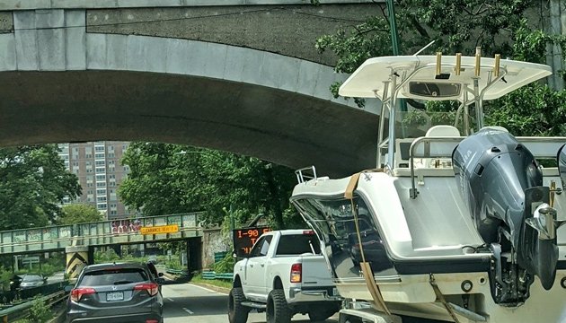 Near storrowing averted on Storrow Drive