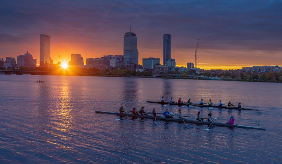 Daybreak over the Charles River