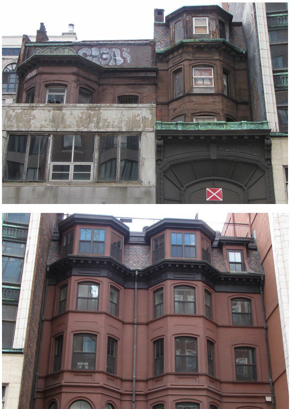 Two Boylston Street buildings