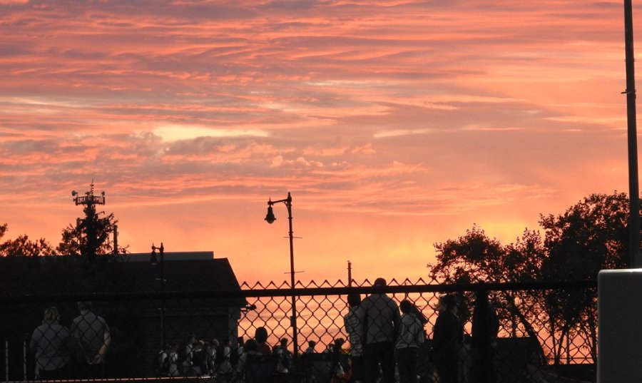 Sunset over Millennium Park