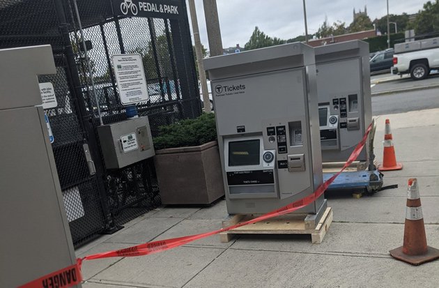 New CharlieCard vending machines in Malden