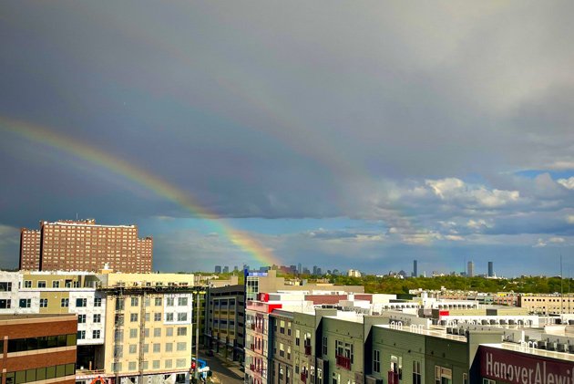 Double rainbow over Cambridge