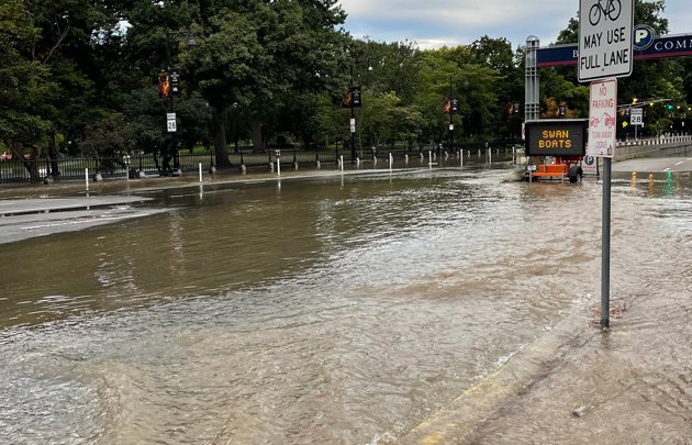 Flooded Charles Street