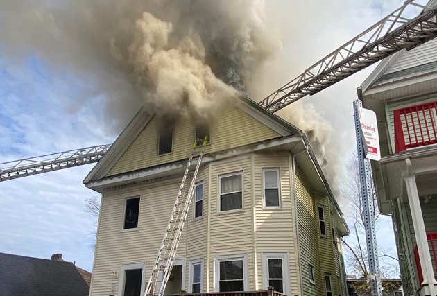 Deering Road fire