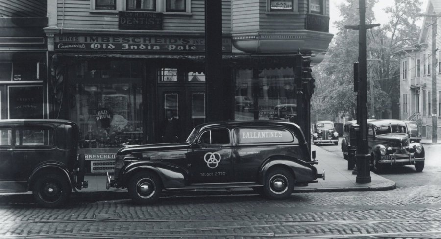 Old liquor store in old Boston