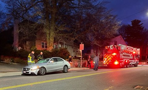 Pond Street crash scene