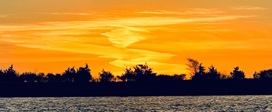 Sunrise over Peddocks Island