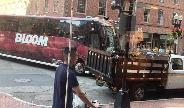 Blocked in MBTA shuttle