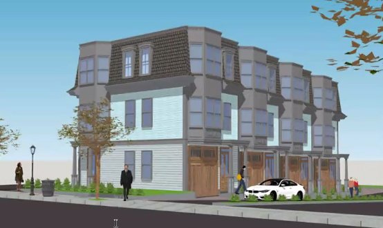 Townhomes rendering