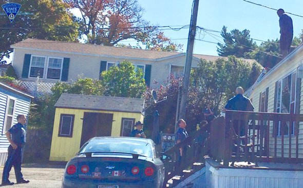 Man on roof