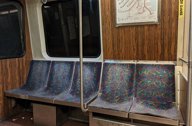 Old Orange Line car