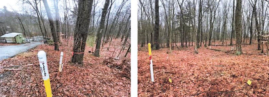 Two views of Cambridge's land, next to the gas-company site