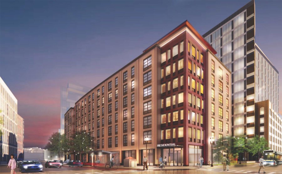 Rendering of proposed Herald Street building