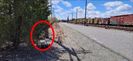 Microphone at CSX yard in Readville