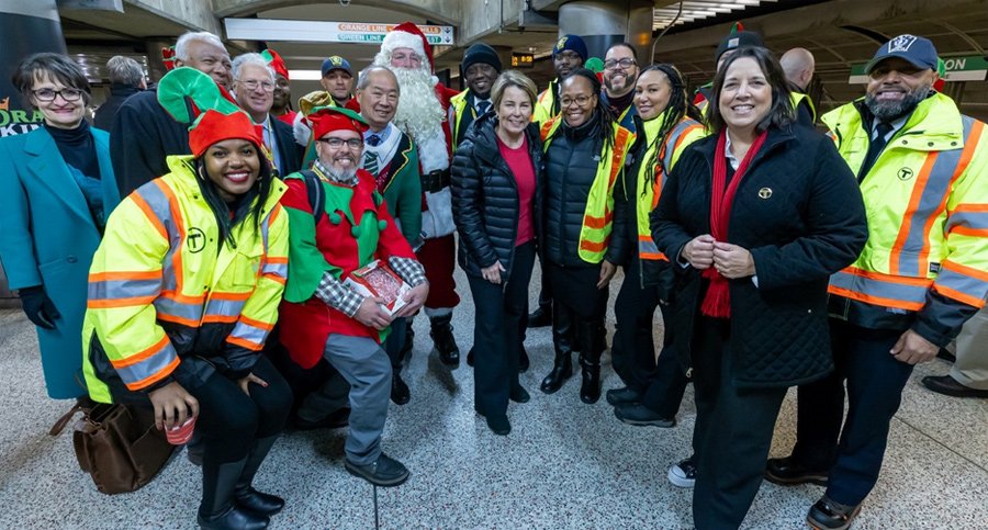 State officials, MBTA workers celebrate the end of T slow zones