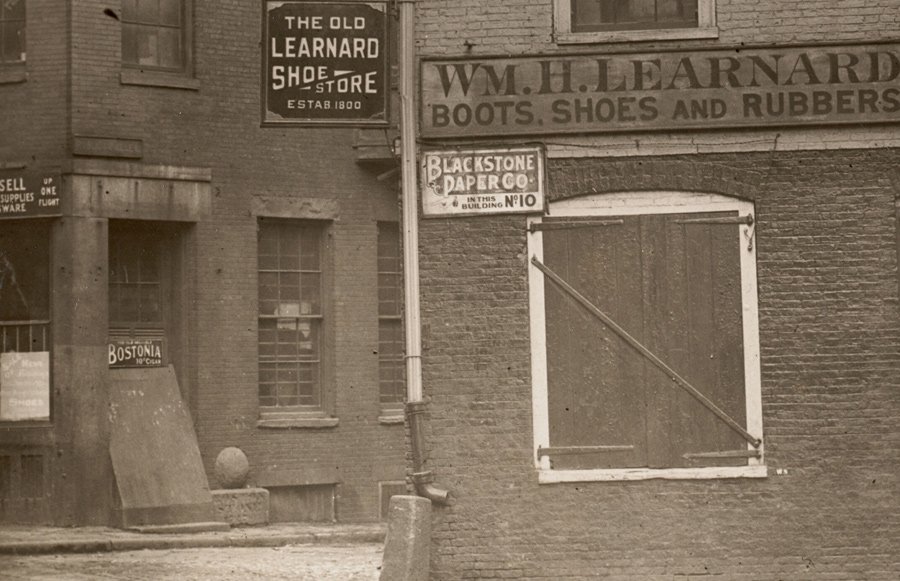 Old Boston Stone on Marshall Street