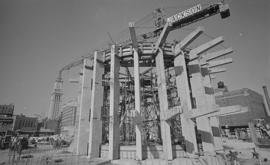 New England Aquarium under construction