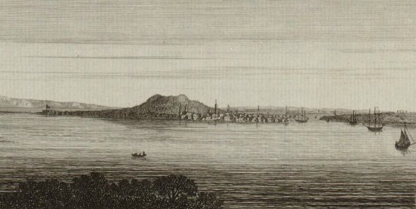 Boston from Dorchester Heights, 1776.