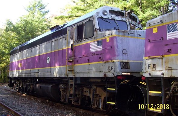 Old MBTA locomotive ready for destruction