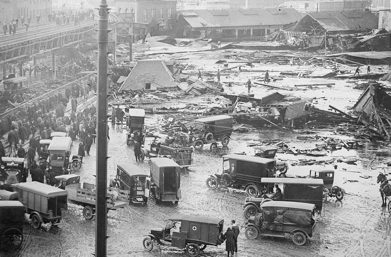 Molasses flood aftermath