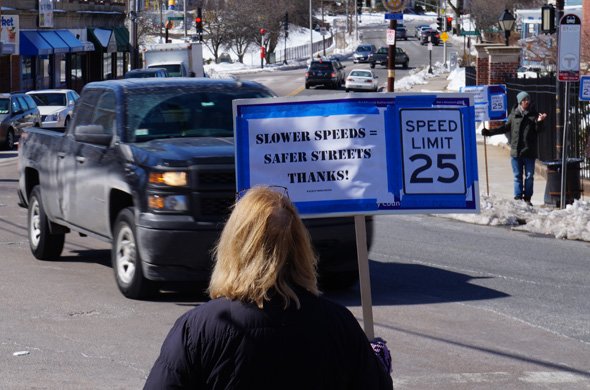 Slow down in Roslindale