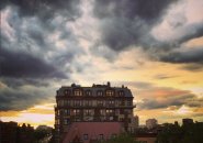 Interesting clouds over the Back Bay