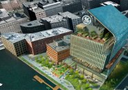 Proposed new GE building on Fort Point Channel in South Boston