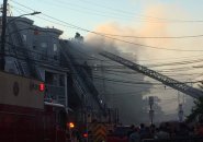 Fire on Linden Street in Allston